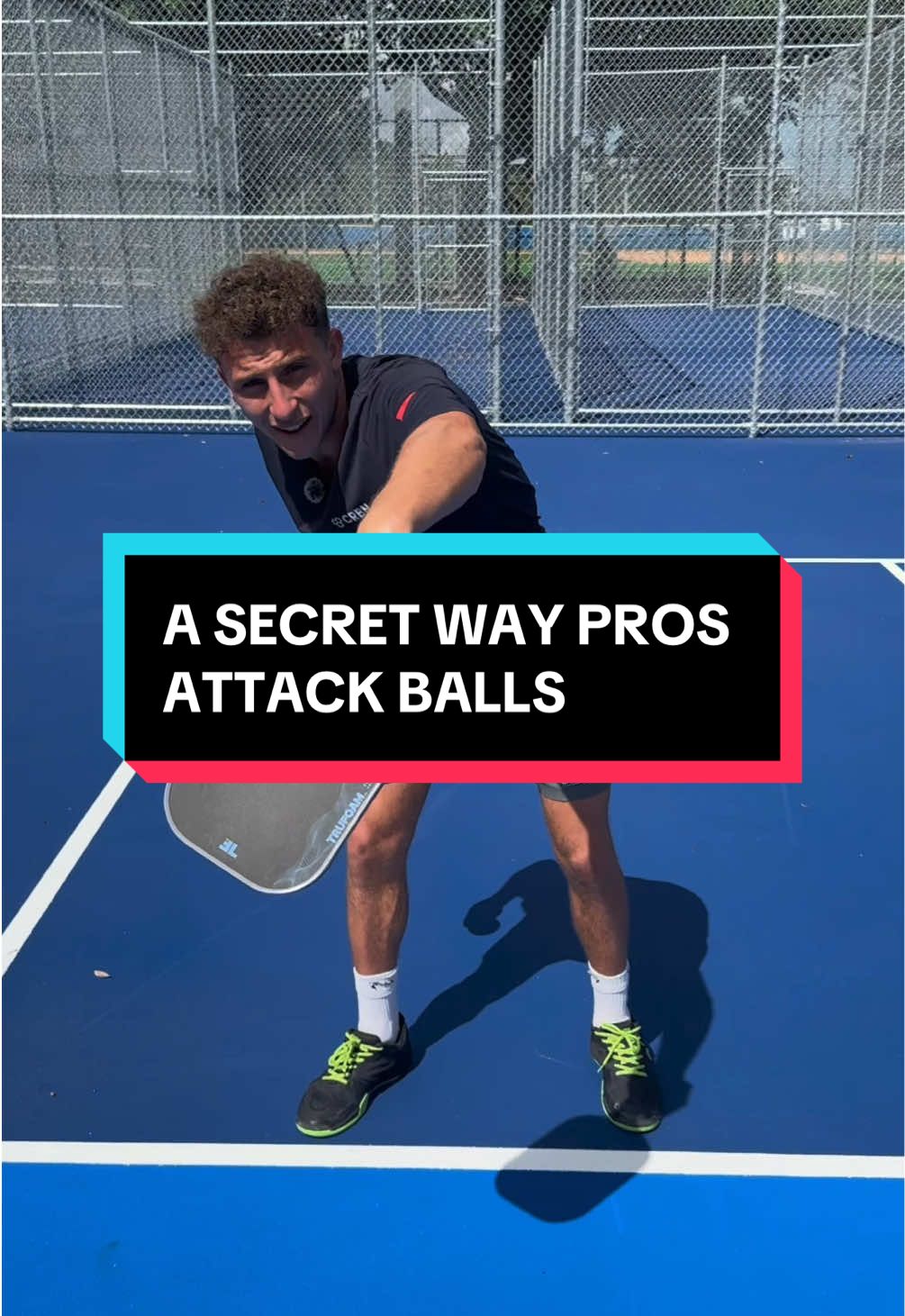 A Secret Way Pros Attack Balls in Pickleball! 🏆🥇 ✅ Attack with your paddle head down, not sideways. 1️⃣ This allows you to attack balls from lower. 2️⃣ This will make you only miss long, you can’t miss wide with this style. ##pickleball##pickleballtiktok##pickleballlife##pickleballtips##pickleballaddiction