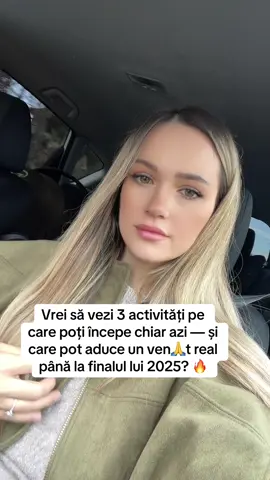 Uite care sunt acestea 👇 💻 1. Marketing afiliat & digital marketing ➡️ Promovezi un curs deja creat și obții până la 85 la sută din fiecare recomandare🤯. Eu, ca mamă casnică, am făcut peste11.600E doar aplicând strategii simple de promovare online și tot ce am învățat din curs.  👉 Este jobul perfect dacă vrei ceva extra, dar nu ai timp de un job clasic. Nu ai nevoie de experiență și nici de expunere în mediul online.  📱 2. Gestionare pagini de social media pentru mici afaceri ➡️ Mulți antreprenori locali (cafenele, saloane, mici branduri românești) nu au timp să-și administreze conturile. Tu poți posta în locul lor, răspunde la mesaje și creea conținut simplu cu telefonul. 👉 Câștigurile pot începe de la 500–1000 lei pe lună per client, și poți lucra de acasă. ✍️ 3. Creare de conținut & ghostwriting ➡️ Dacă îți place să scrii sau să vorbești, poți crea conținut pentru alte branduri sau influenceri. Mulți antreprenori români plătesc pentru texte, descrieri, scripturi pentru TikTok, postări pentru Insta etc. 👉 Tot ce ai nevoie e un laptop, un cont de e-mail și puțină creativitate. ✅ Dacă vrei și tu să vezi exact cum am început eu pas cu pas, lasă-mi un ‘VREAU’ în comentarii și îți explic totul.  #romaniatiktok #fyp #sidehustle #ubcromania #mamicipetiktok 