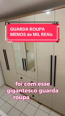 Guarda Roupa Casal modelo MALU da Araplac, com 6 portas e 3 gavetas. Vem com espelhos e tem amplo espaço interno funcional. É um móvel barato que tá sempre em oferta e promoção no site do Magazine Luiza (Magalu).  #guardaroupa #movel #decoracao #casa #organize 
