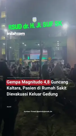 Kepala Stasiun Geofisika Balikpapan, Rasmid, mengatakan, gempa yang melanda wilayah Kaltara, tersebut termasuk jenis gempa bumi dangkal yang disebabkan aktivitas sesar Tarakan. “Dengan memperhatikan lokasi episenter dan kedalaman hiposentrumnya, gempa bumi yang terjadi merupakan jenis gempa dangkal akibat aktivitas sesar Tarahan,” kata Rasmid. - Selengkapnya kunjungi website dengan klik link di bio atau download aplikasi di Appstore dan Google Play Store. #inilahNews #GempaBumi #Kaltara #Tarakan #Inilahcom #titiktengah 