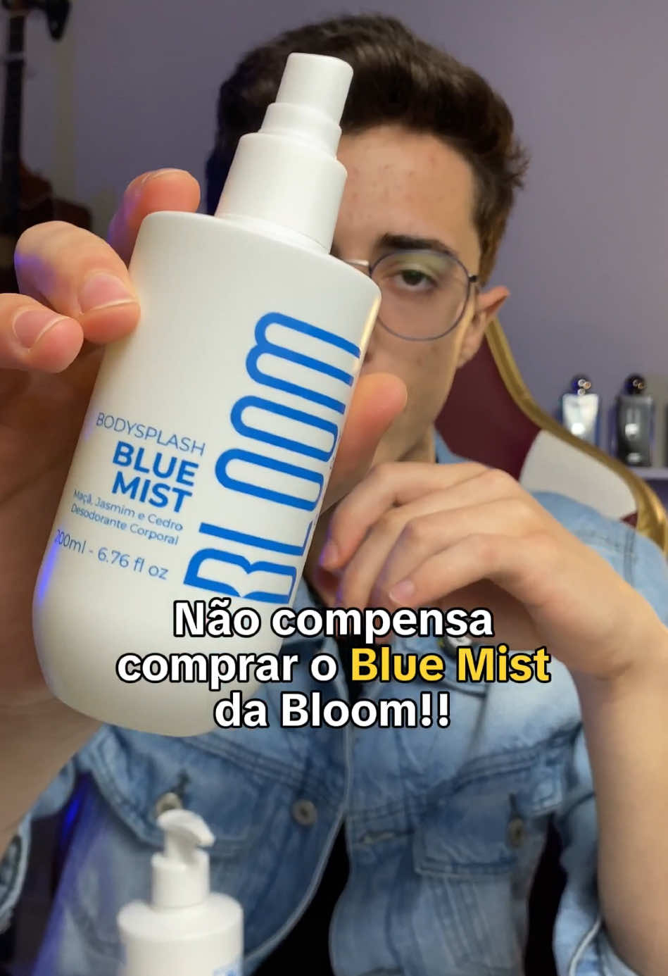 Combo do Perfume + Creme Blue Mist da Bloom 🤌😮‍💨 #tiktokshopblackfridaybr #tiktokshop1111br #perfumesmasculinos #perfumetiktok 