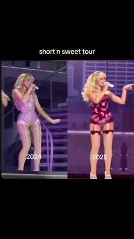 THICKBRINA COME BACK 😫 also i did my best to line up the clips but she performs the song at a different tempo now so it was a bit difficult #sabrinacarpenter #shortnsweettour #shortnsweet #weightloss 