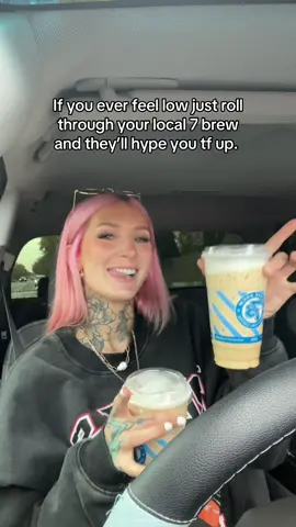 You’d think I was a local celebrity 🥵@7brewcoffee   #coffee #hot #celebrity #7brew #foryou 