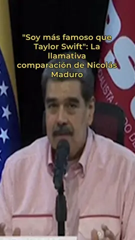 🇻🇪 A raíz de la cobertura mediática sobre Nicolas Maduro en Estados Unidos, el propio mandatario ironizó y aseguró ser más famoso que la cantante Taylor Swift. #Venezuela #meganoticias #nicolasmaduro #maduro #taylorswift 