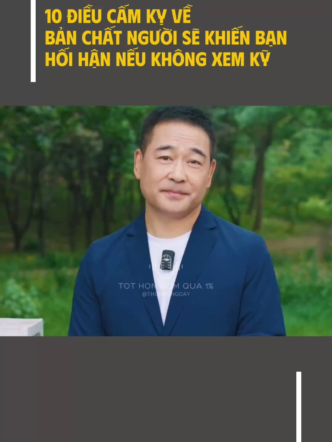 Tuyệt đối đừng chia sẻ nội dung hôm nay với bất kỳ ai. Xã hội này không cho phép nghiên cứu bản chất con người. Hàng nghìn năm qua, không một tổ chức nào khuyến khích nghiên cứu bản chất con người. Vì vậy, tất cả mọi người sẽ tìm mọi cách ngăn cản bạn xem video này. #thuchungday #cauchuyencuocsong #baihoccuocsong #trietlysong #banchatconnguoi