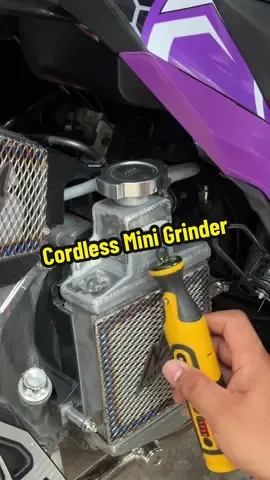 Naging bago ulit Radiator ko 😍Cordless Mini Grinder Set #minigrinder #cordlessminigrinder #polisher #soarfly 