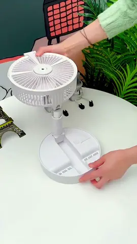 Cooling + humidifying + folding! 🌬️💧 The 3-in-1 fan with adjustable height. Your perfect air companion. #humidifyingfan #foldablefan #adjustable #tiktokmademebuyit#fyp