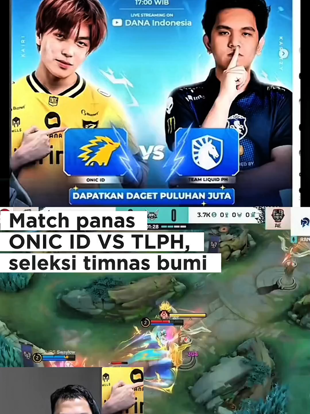 March panas ONIC ID VS TLPH adu gengsi #kb #onicesport #tlph #MLBB9TH #MLBB 