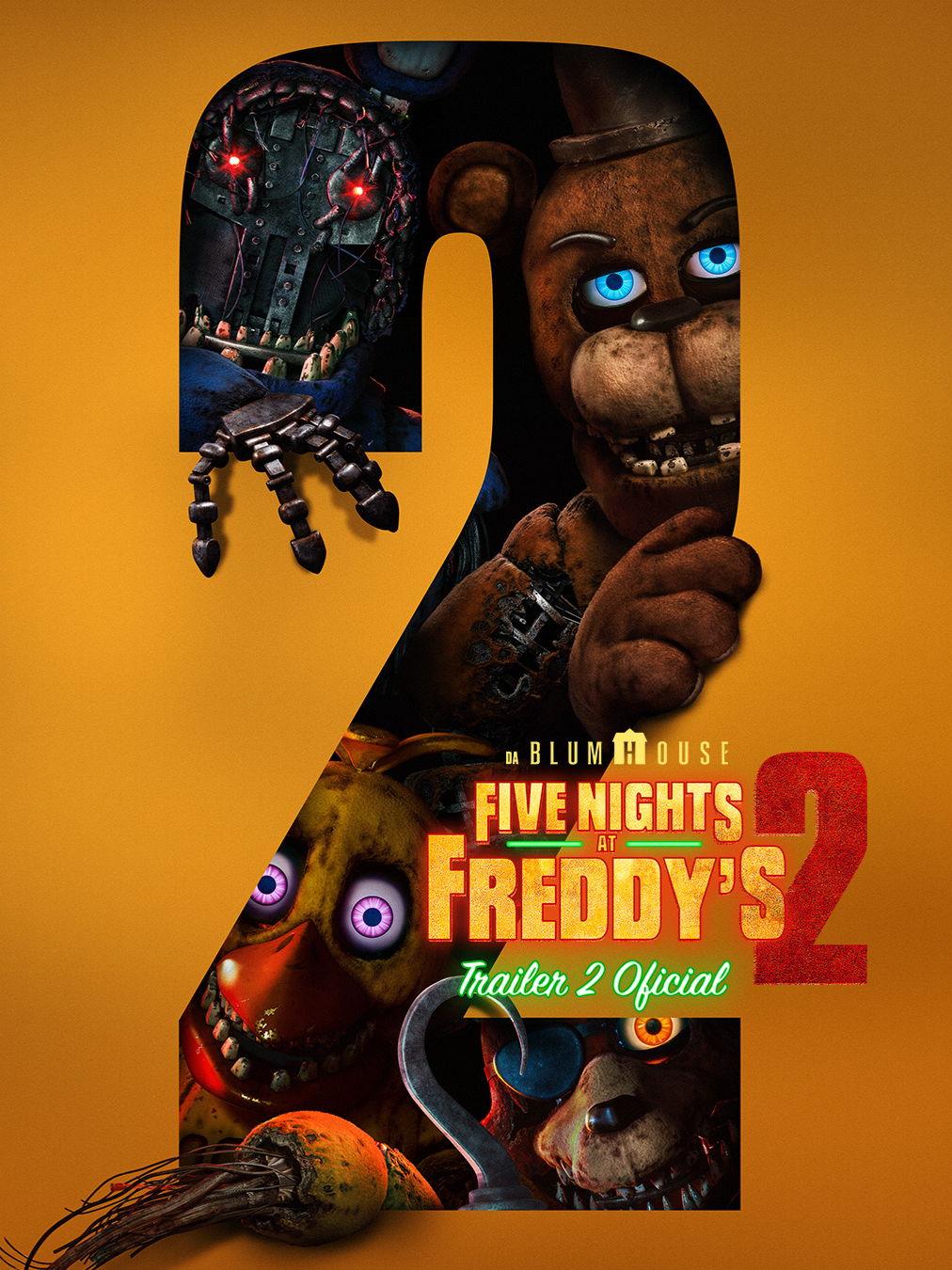 Um novo conjunto de regras. Um novo nível de medo. #FNAF2 estreia dia 4 de dezembro nos cinemas.