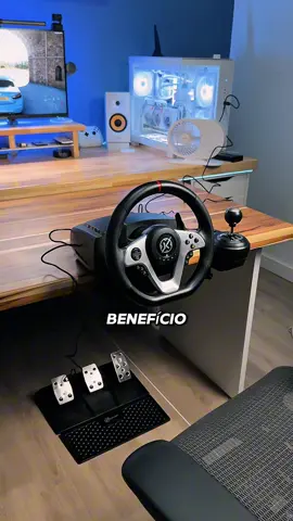 Melhor volante custo benefício para se ter hoje em dia🔥 Kalkan G500 Pro Link na bio! Ele é compatível para PC/PS4/Xbox One . .  . . . . #foryou #kalkan #volante #gameplay #corrida      