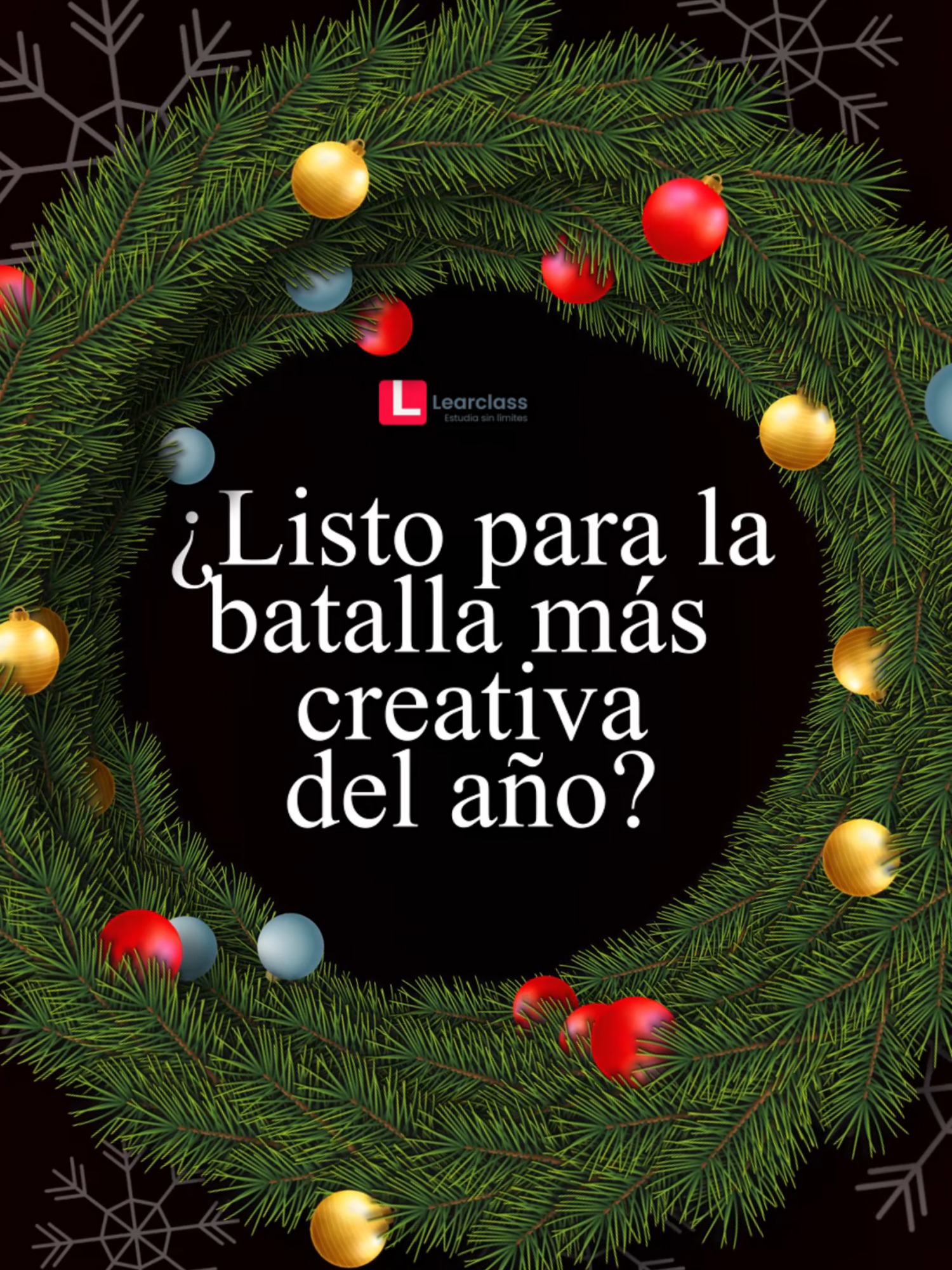 🔥 ¡La batalla creativa del año está por comenzar! 🎨 Diseñadores, llegó su momento de brillar 💡 Demuestra tu talento, sorprende al mundo y gana el título del más creativo 💥 👇 ¿Aceptas el reto? #BatallaCreativa #Diseñadores #RetoCreativo #CreatividadSinLímites #Learclass