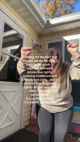 *REPRODUCTIVE RIGHTS* thanks Siri. Dancing all day long here in Virginia. #firstfemalegovernor #virginia #womensupportingwomen #womenshealthmatters 