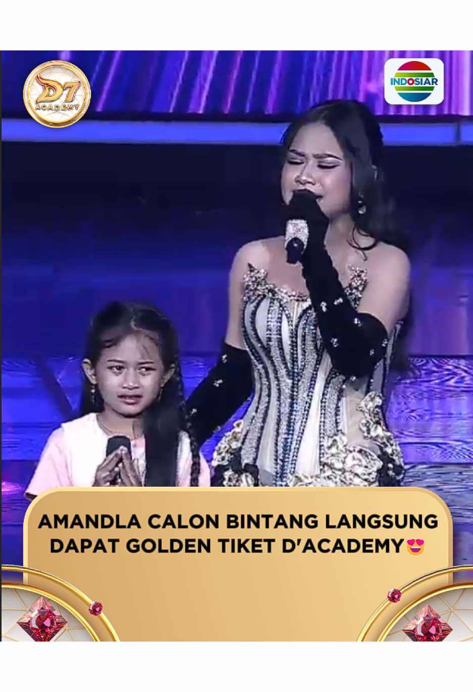 Calon Bintang! Kecil-kecil cabe rawit, Amanda suaraa kamu bikin semua merindinggg🥰 . . #IndosiarBawaDangdutBerkelasBerkualitas #DAcademy7Indosiar #DAcademyIndosiar
