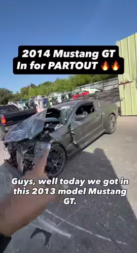 2014 Mustang Gt in for PARTOUT !! • 5.0 Gen 1 Coyote combo 6 speed Manual transmissionout. black leather interior led tail lamps , Gt dual exhaust rear bumper need parts off this baby? Send us a message #fordmustang #gtpartout #carpart #ford #partout 