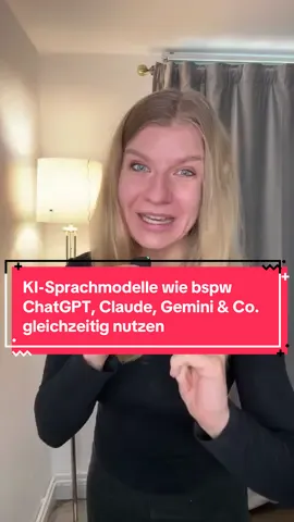 anzeige*| Mit diesem KI-Tool kannst du alle KI-Sprachmodelle wie bspw ChatGPT, Claude, Gemini, Deepseek, Mistral  und Co. gleichzeitig nutzen.  *nennung  #künstlicheintelligenz #aitools #kitools #artificelintelligence 