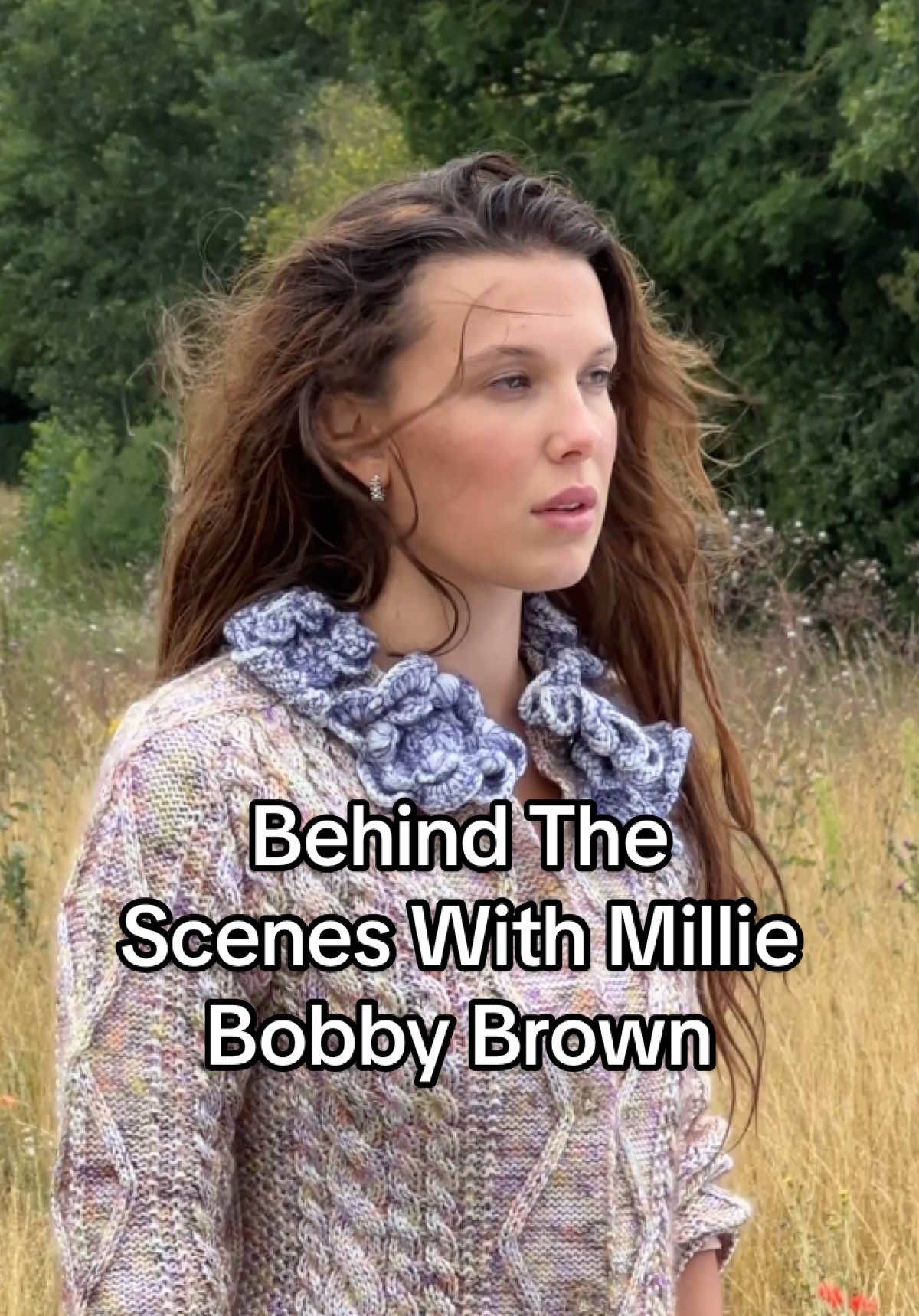 #MillieBobbyBrown invites #BritishVogue behind the scenes of her December 2025 cover shoot.
