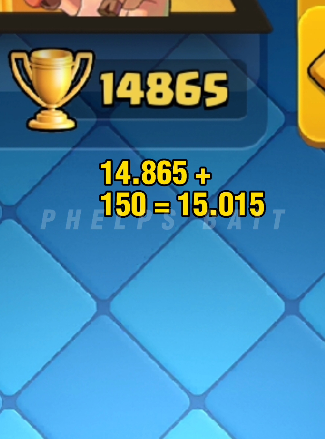 Eu estava a uma partida de pegar 15.000 troféus, será que consegui? #clashroyale #supercell #logbait #skill #jogosmobile 