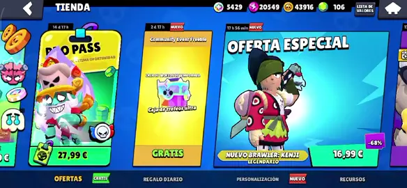 Me gusta mucho la skin de Colette  Hoy nos tocó la ultra caja en el evento comunitario, yo estoy feliz con lo que conseguí. #brawlstarsgame #brawlstarstiktok 