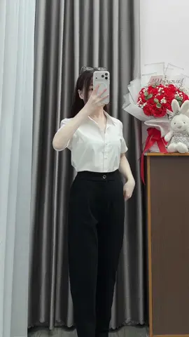 Quần bagy nữ công sở bigsize #quanbaggy #quanvai #quantaynu #thoitrangnu #xuhuongtiktok 