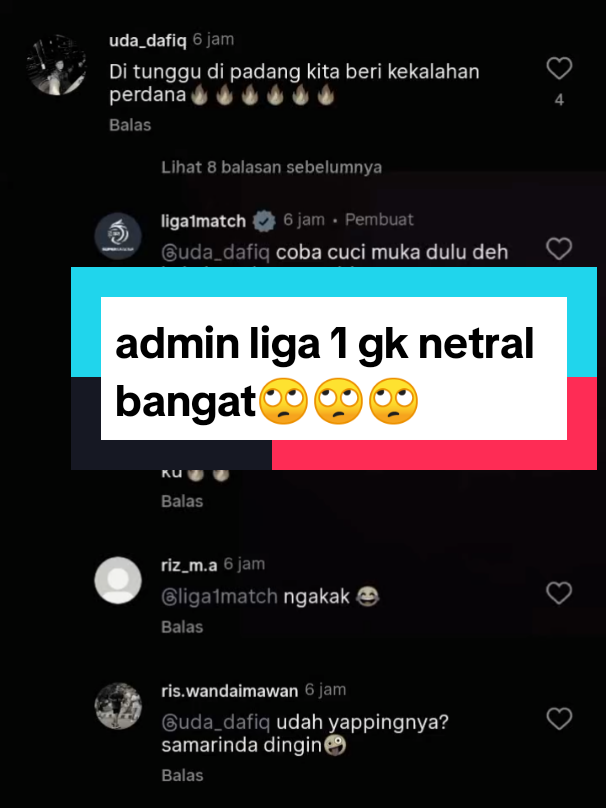 sekelas LIGA 1 admin nya kok gini ya merendahkan bangat????????? @Semen Padang FCID  #semenpadangfc #liga1 #sumbarrancak #padang #fypp 