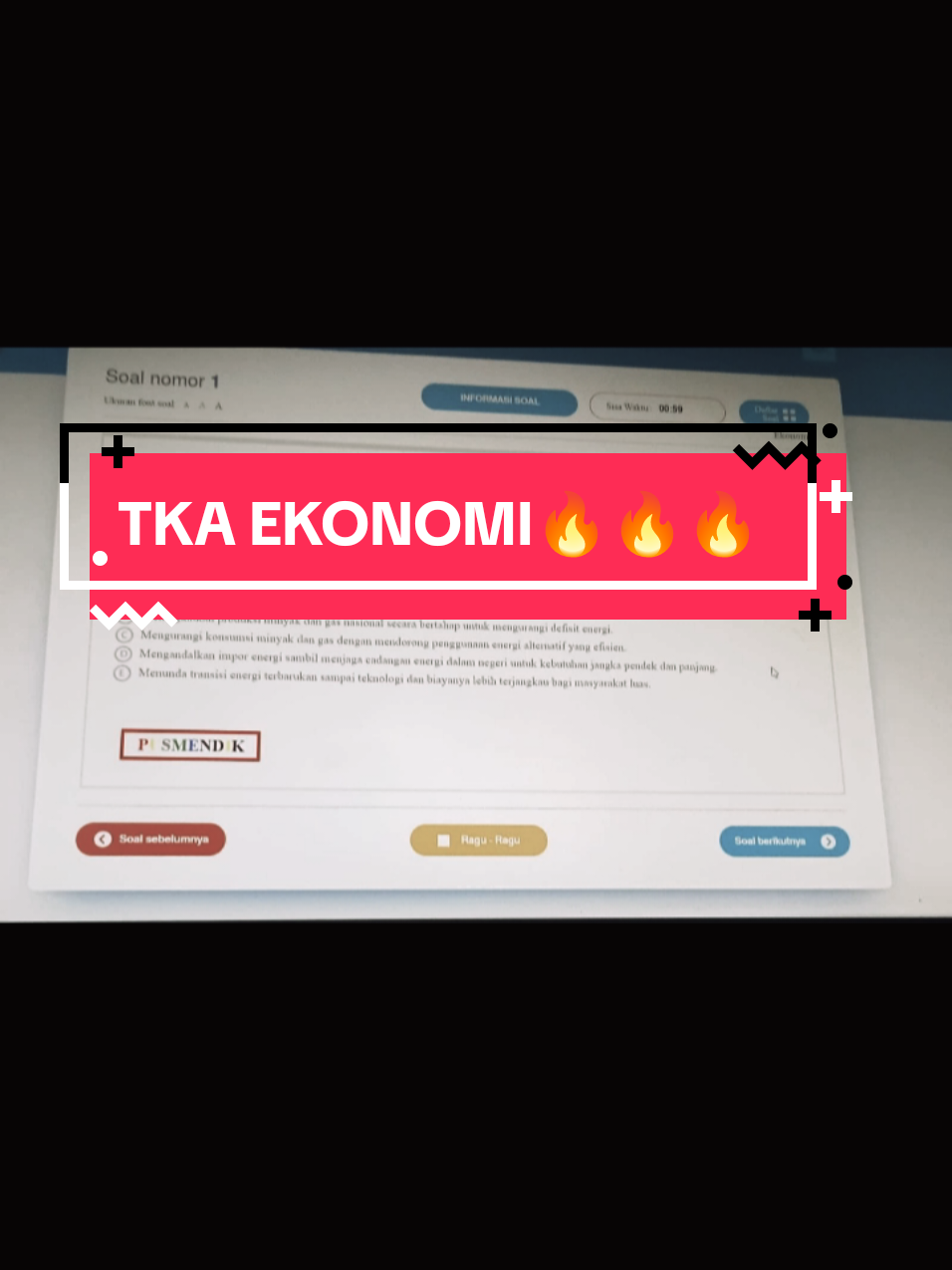 TKA EKONOMI 🔥🔥🔥#fyp #bocorantka #kelas12 #tka #lewatberanda 