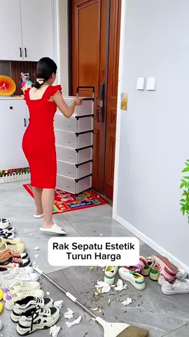 Lagi PROMO RAK Sepatu sendal Estetik #raksepatu #raksendal #raksepatumurah 