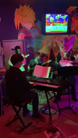 Chicago has a monthly VGM jam! 🎵 Green Hill Zone @𝒦𝒾𝓂𝒾 ♡ #vgm #furry