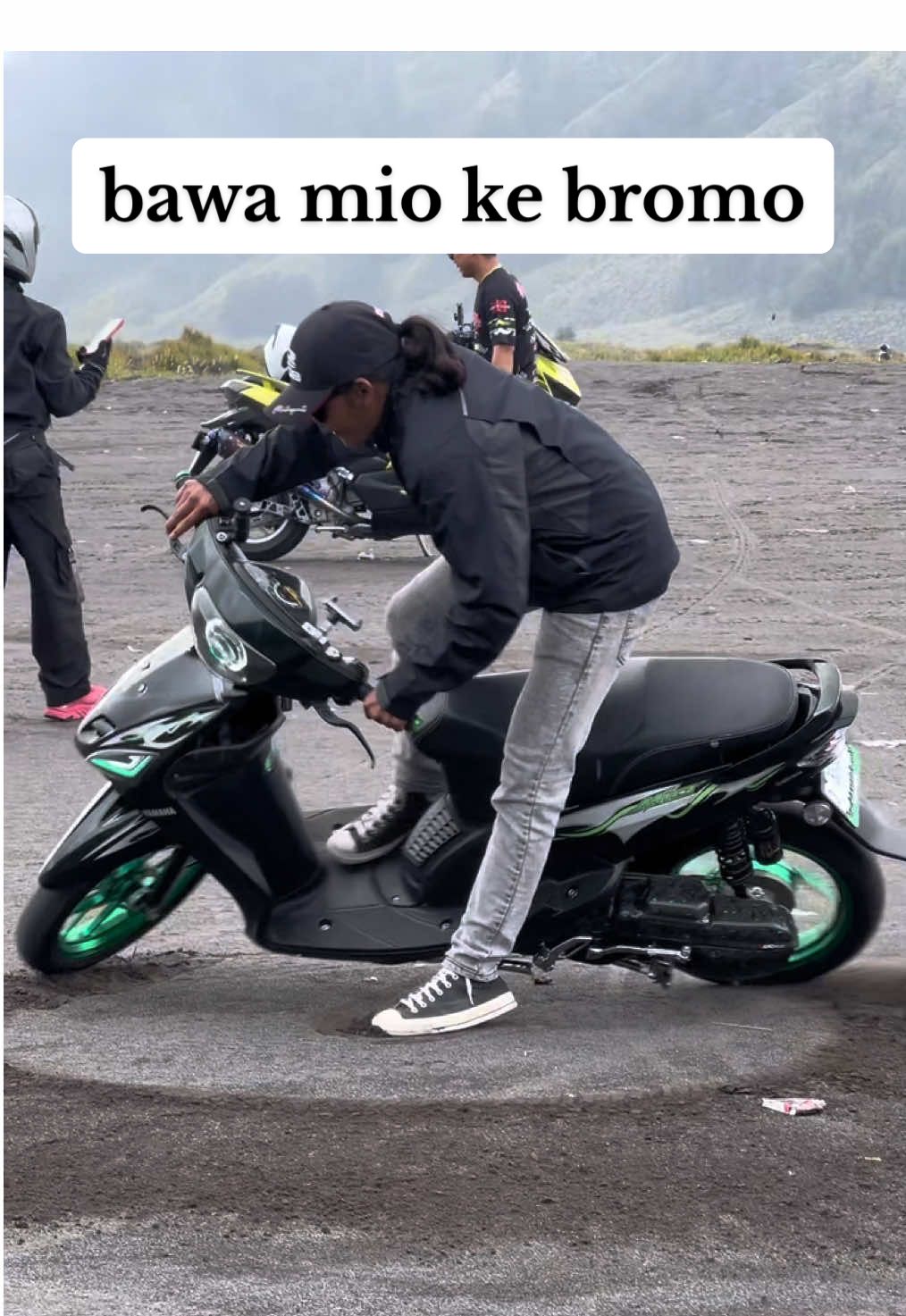 kesampean juga bawa mio ke bromo 😍 kalian kapan?  #jeksikaye #5tl #miomodifikasi #miosporty 