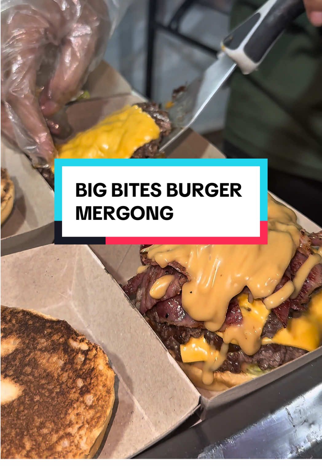 @bigbitesburger pindah ke lokasi baru lokasi berdekatan lotus mergong 📍 Buka 5:30ptg - 12tghmlm⏰ #makananviral #smashburger #alorsetar #fyp #streetfood 