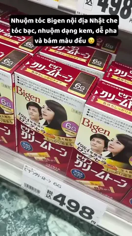 Nhuộm tóc phủ bạc Bigen#hangnoidianhatban #bigennhuomtoc 