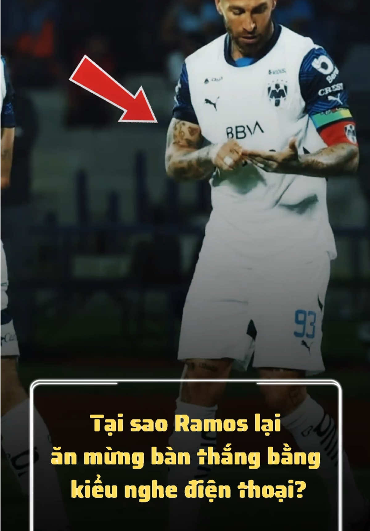 Tại sao Ramos lại ăn mừng bàn thắng bằng kiểu nghe điện thoại! #bongda #thethao #ramos #foryou #fyp 