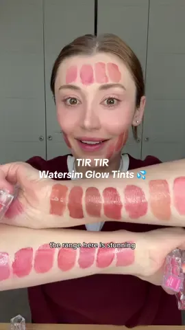 Testing out the @TIRTIR Inc. Watersim Glow Tints! 💦 #tirtir #liptint #koreanliptint #kbeauty #kbeautymakeup 