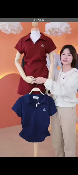 เซทเสื้อคอปก แขนล้ำ งานปัก#สนใจจิ้มตะกร้าเหลืองในคลิปได้เลยค่ะ 