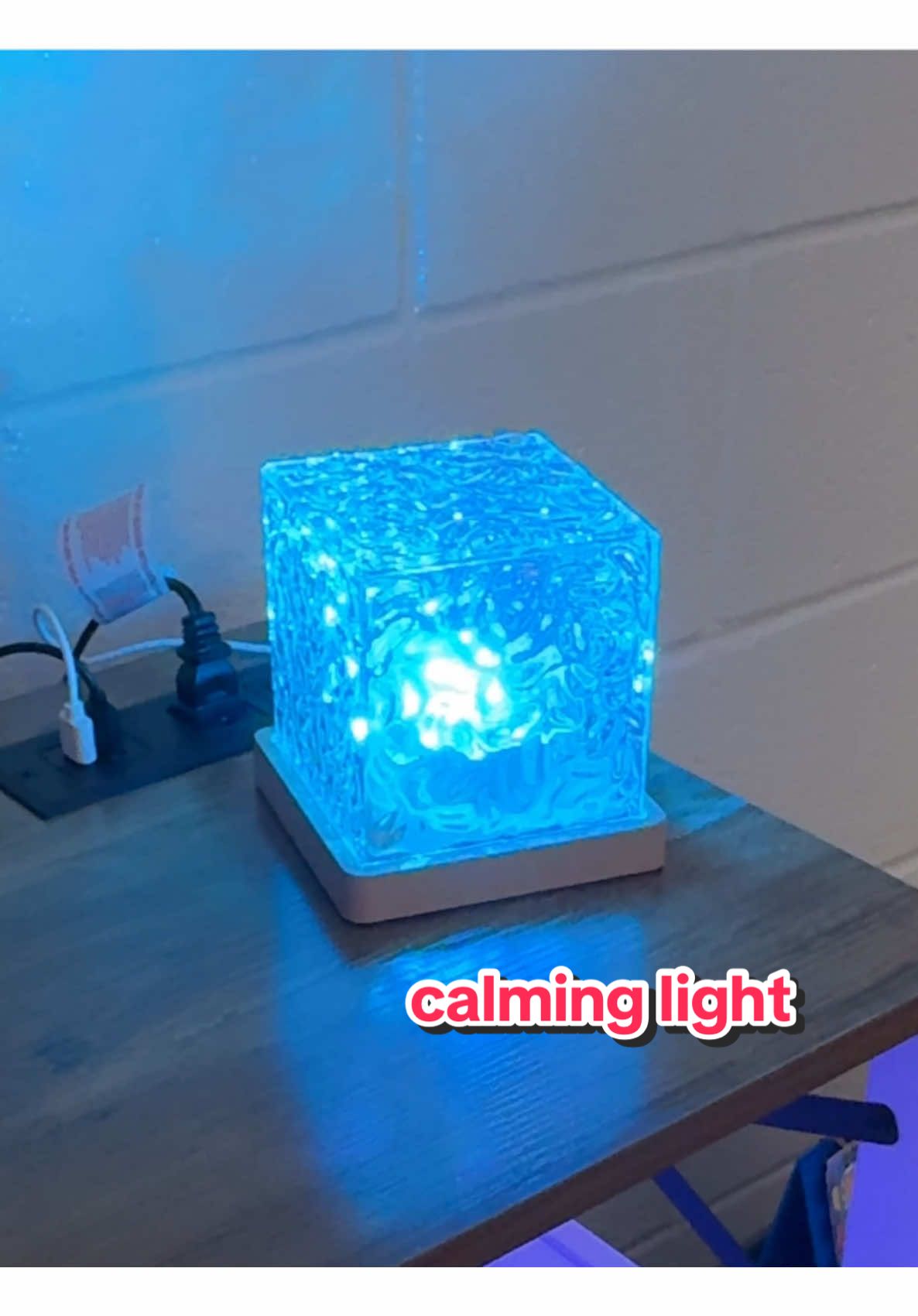 the most soothing little cube I’ve ever owned. with so many light options, this is the perfect light for calming spaces like counselors offices and classrooms! #teachersoftiktok #schoolcounselor #lightshow #calming #tiktokshopblackfriday 
