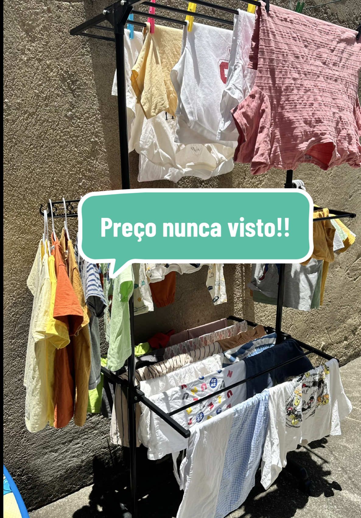 O varal triplo caiu o preço 🤩 Preço MUITO baixo e estoque limitado — se eu fosse você, garantia agora! #tiktokshop1111br #tiktokshopblackfridaybr