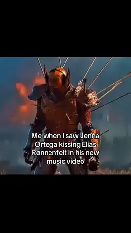 Heartbreaking 🤧 #jennaortega #eliasrønnenfelt #kiss #musicvideo #heartbroken 