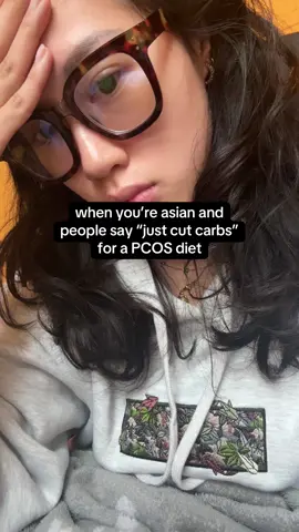 PCOS-friendly diet is about balance, not restriction. We need something that’s actually sustainable for us for the long haul. #pcosfood #pcos #pcosproblems #pcosjourney 