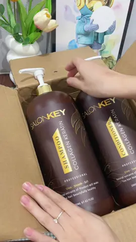 Cặp gội xả Salonkey thơm lại còn nhiều dưỡng chất keratin phục hồi tốt cho tóc #capdaugoivadauxa #daugoisalonkey #salonkey #daugoi #thanhhoai22003 #trending 