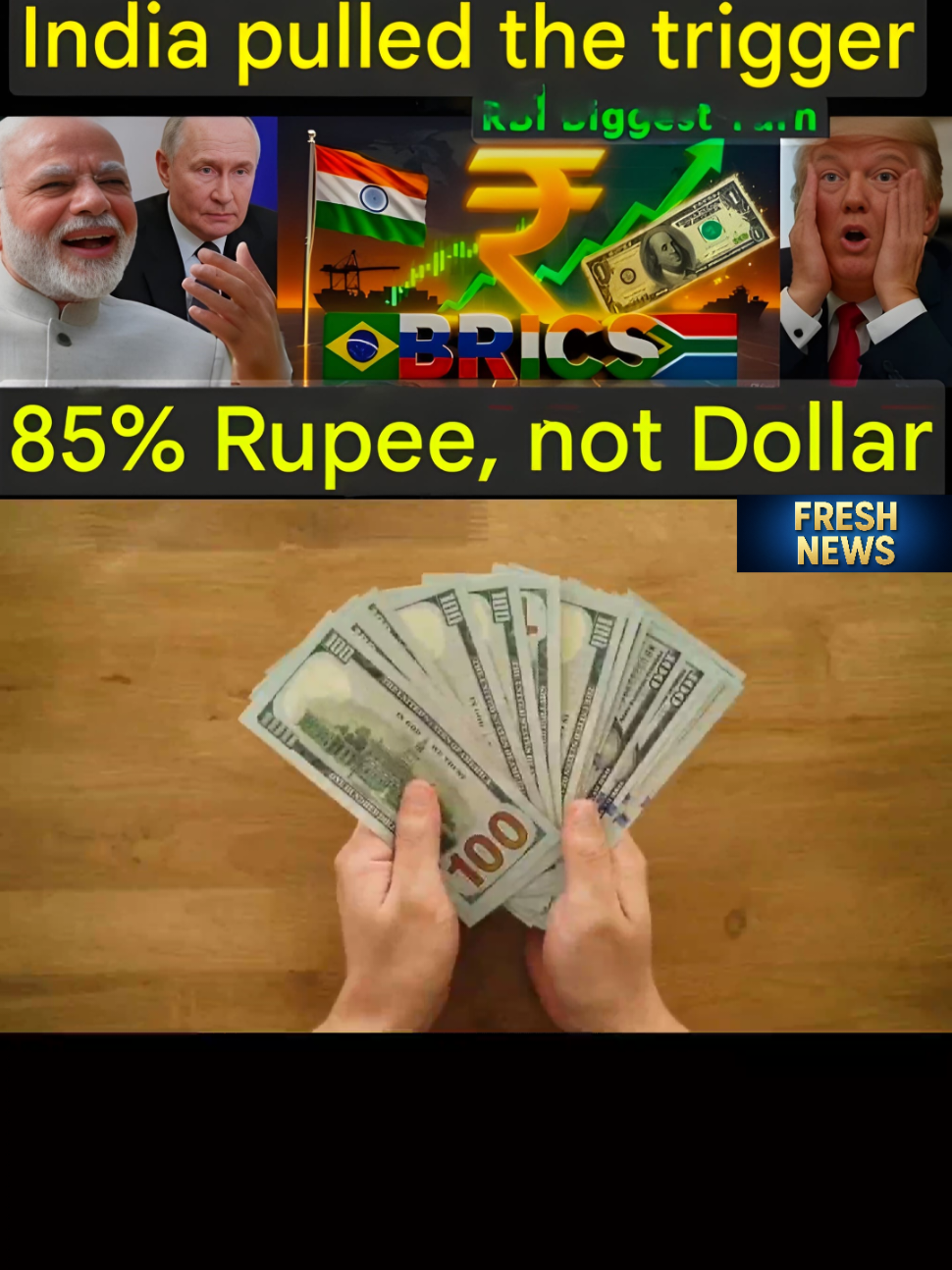 Part 03| India pulled the trigger. India Shocks USA! RBI biggest turn Rupee goes Global | 85% trade in Rupee #international #unitedstates #uk #canada #saudiarabia 