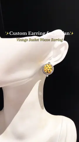 Thank you @77_jr_77 for bringing us another Unique Custom Jewelry✨🔥❤️#ysdd_jewelry #Moissanite #s925 #earrings #vintagefashion 