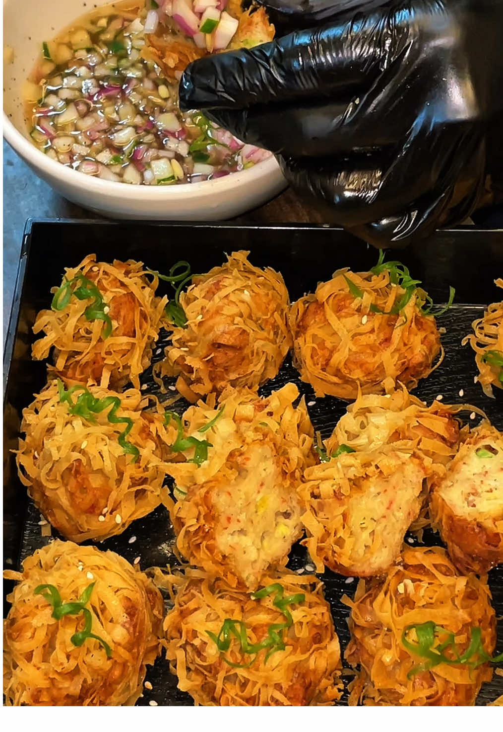 Crispy shrimp balls #ilocanotiktoker #fypシ゚viral #food #streetfood #shrimpballs 