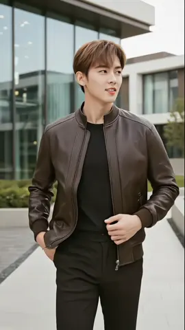 Áo khoác da nam lót lông dày dặn ấm áp-da PU cao cấp#aokhoacnam #aokhoacda 