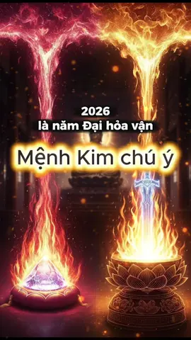 2026 là năm Đại Hoả Vận. Mênh Kim chú ý nhé #battu #menhkim #menhkimhopmaugi #hadolacthu 