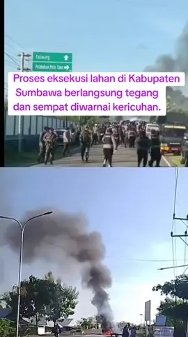 Proses eksekusi lahan di kawasan Tanah Ai Jati, Kabupaten Sumbawa, Nusa Tenggara Barat, berlangsung ricuh. Sejumlah warga menolak pengosongan lahan yang disebut masuk dalam area proyek pembangunan jalan. Ketegangan terjadi saat aparat gabungan tiba di lokasi untuk melaksanakan putusan pengadilan. Warga berusaha menghadang alat berat yang dikerahkan untuk menertibkan lahan tersebut. Aparat keamanan mencoba menenangkan massa agar situasi tidak semakin memanas. Beberapa warga terlihat emosional karena merasa tanah itu merupakan warisan keluarga. Pihak pengadilan menegaskan eksekusi dilakukan berdasarkan keputusan hukum yang sudah berkekuatan tetap. Meski sempat terjadi kericuhan, situasi akhirnya dapat dikendalikan setelah aparat dan tokoh masyarakat turun menenangkan warga #info  #viral  #fyp 