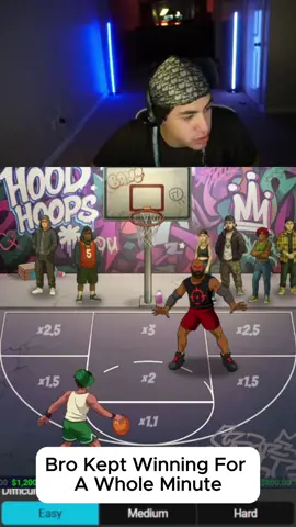 Bro kept winning for a whole min