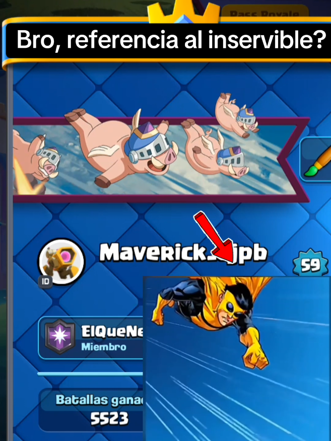 El meme no muere, solo evoluciona xd #clashroyale #humor #invencible #fyp #clashroyale 