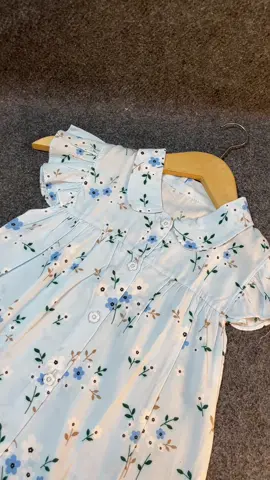 Dress baby dengan bahan katun rayon yg adem nyaman untuk seharian ❤️ #bajuanak #viraltiktok #dressbaby 