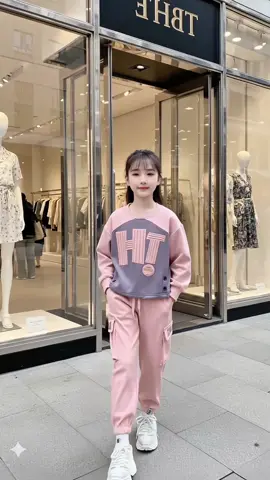 Bộ đồ Thu đông cao cấp phối màu cho bé gái. #thoitrangtreem #bodobegai #xuhuong #trending #beyeutiktok 