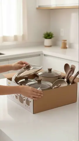 Jogo de Panelas Antiaderentes  #casamento #chadepanela #casa #tiktokshopblackfridaybr #tiktokshop1111br 