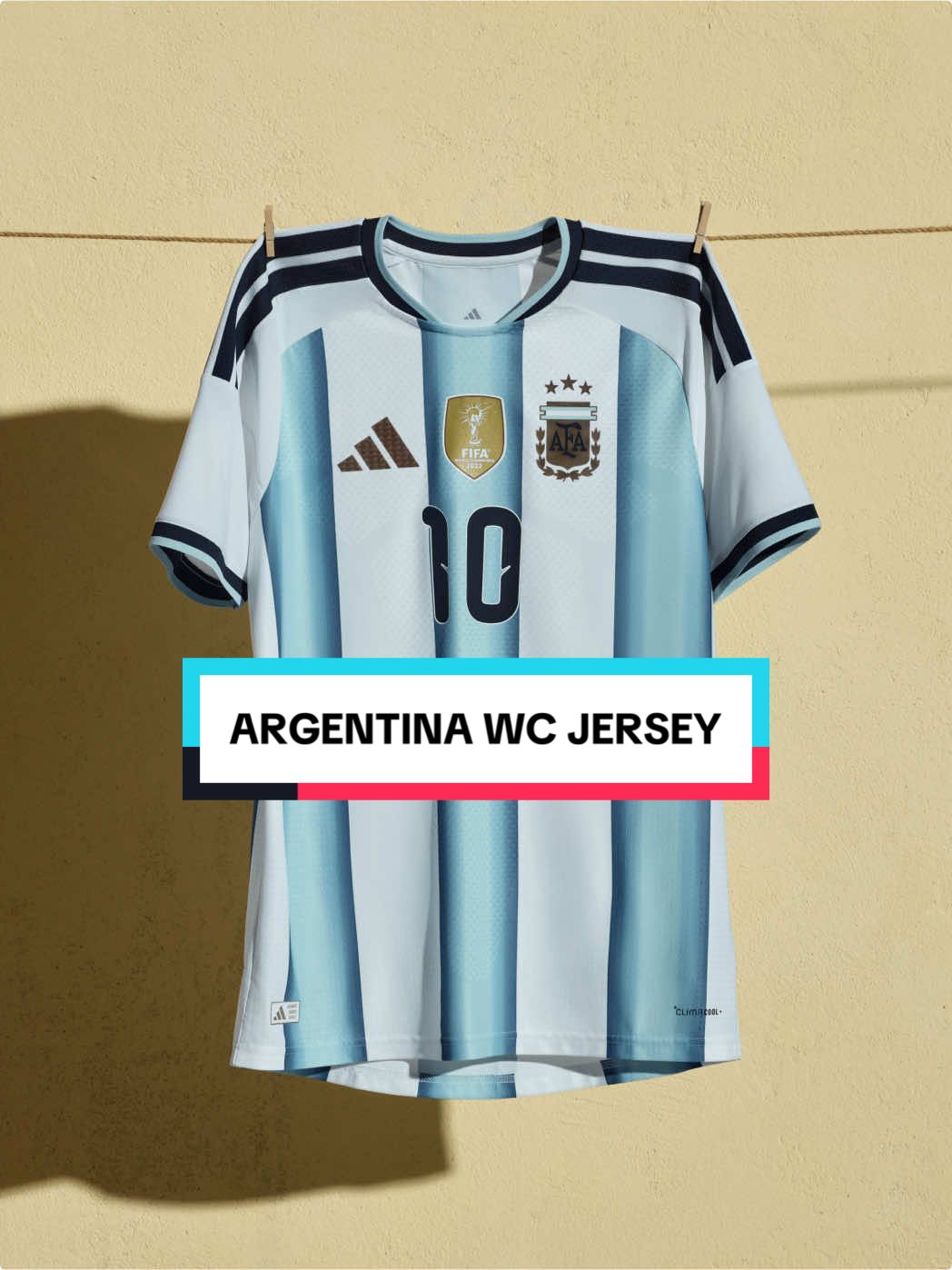 Champions reborn. Argentina’s iconic stripes, redefined for the world stage. 🇦🇷 Introducing the 2026 World Cup Argentina Home Jersey 🌎 #soccerdotcom #adidasfootball #argentina #worldcup